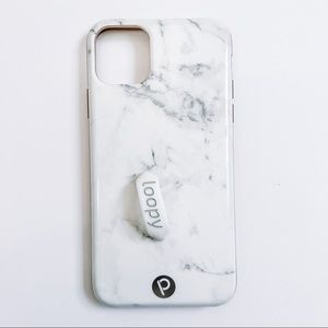 White Marble Loopy Case for iPhone 11 Pro Max